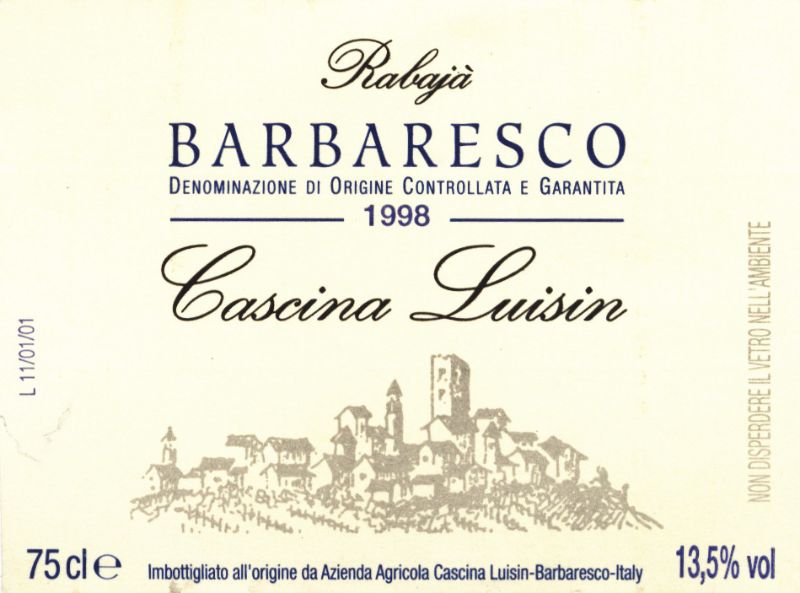 Barbaresco_Cascina Luisin_Rabaja 1998.jpg